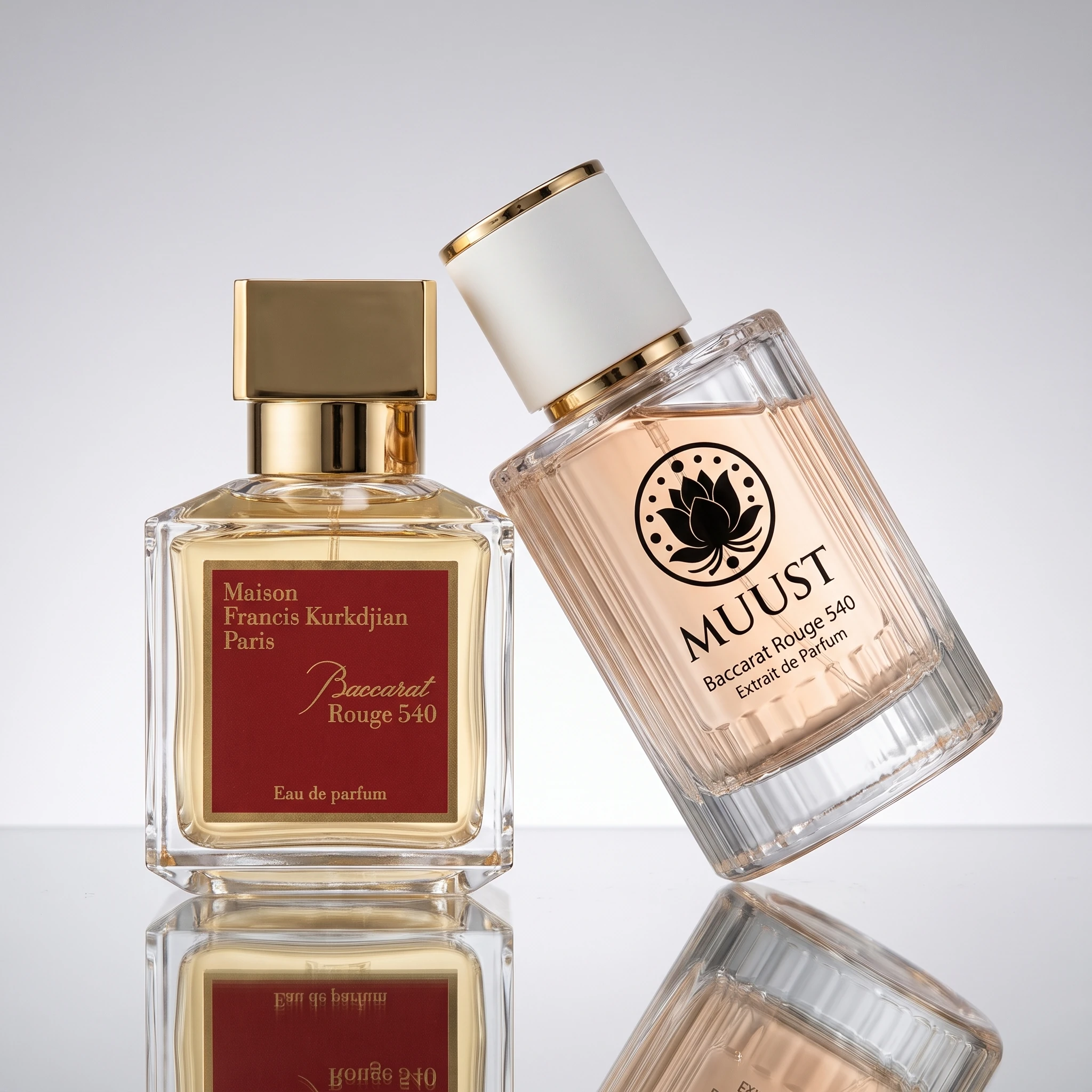 Baccarat Rouge 540 vs Muust Carmesim